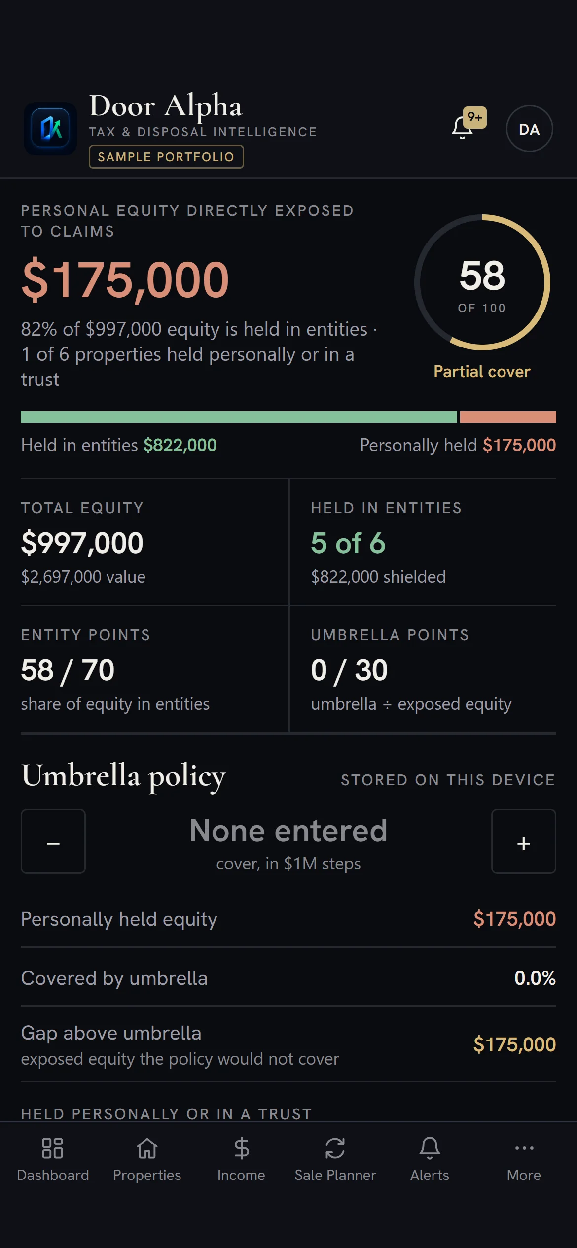 Liability shield