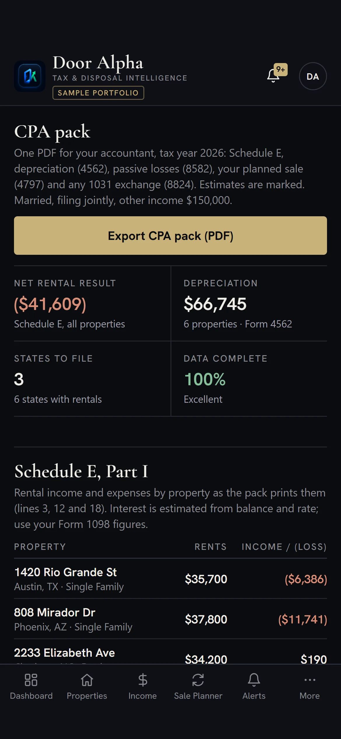 Reports and CPA pack